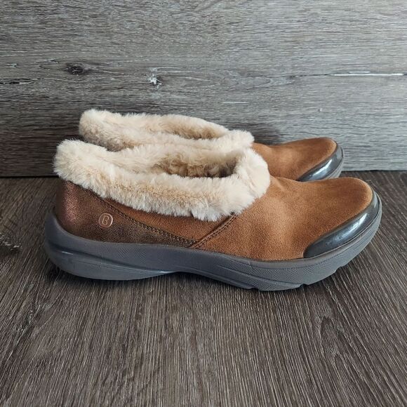 BZees Women's Lovable Slip-On Sneakers Faux-Fur  Women's 6M - Picture 1 of 8